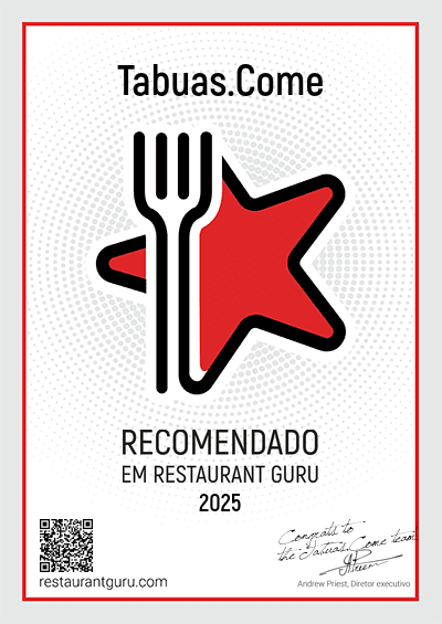 Recomendado em Restaurant Guru 2025